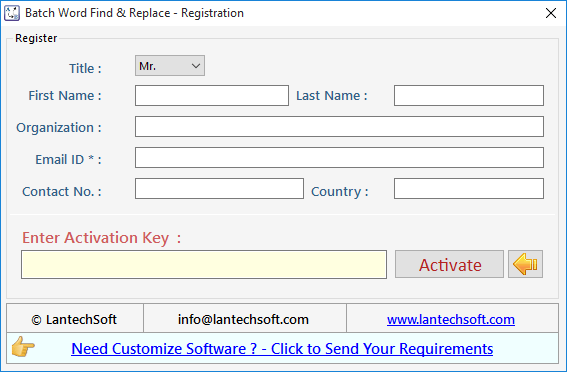 Batch Word Find & Replace