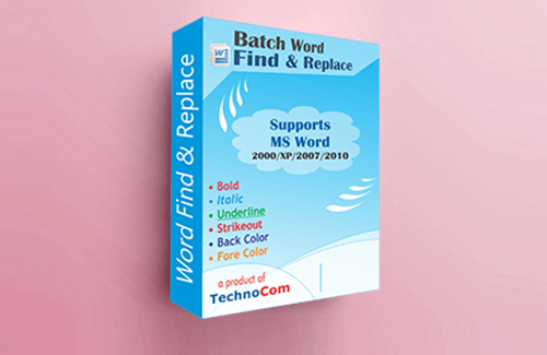 Batch Word Find & Replace